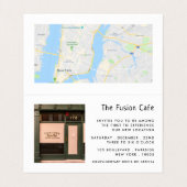 ブルーリボン開会式の写真/マップカード 名刺 (内部フラット)