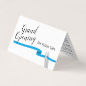 ブルーリボン開会式の写真/マップカード 名刺 (正面)