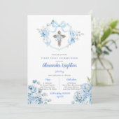 ブルーリボン クレスト 初領聖体 招待状 (スタンド正面)