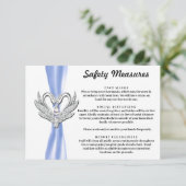 ブルーリボン シルバースワン 安全対策 エンクロージャーカード (スタンド正面)