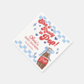 ブルーリボン 赤ちゃんもうすぐ！ベビーシャワー スタンダードカクテルナプキン (角)