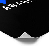 ブルーリボンALS啓発ハートビート ポスター (角)