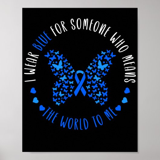 ブルーリボンI衣服ブルー ポスター (正面)