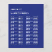 ブルーリモダンップス、化粧ア広告ーティスト チラシ (裏面)