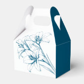 ブルーリリーの結婚輪郭 フェイバーボックス (裏面サイド)