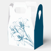 ブルーリリーの結婚輪郭 フェイバーボックス (オープン)