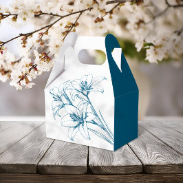 ブルーリリーの結婚輪郭 フェイバーボックス