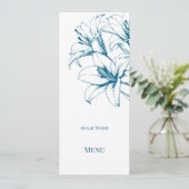 ブルーリリーの結婚輪郭 メニュー (スタンド正面)