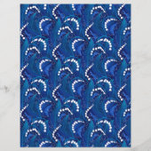 ブルーリリーオブザバレーフローラスクラップブック作り紙 (正面)