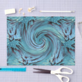 ブルーリリーパッド海ウェーブガールズバースデーパーティー 薄葉紙 (クラフト)