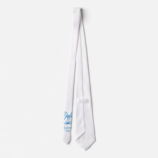 ブルーリレ ネクタイ (裏面)