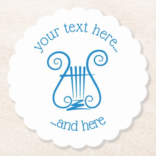 ブルーリレ ペーパーコースター (正面)