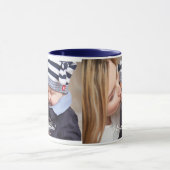 ブルーリンガーマグ追加の写真と文字 マグカップ (中央)