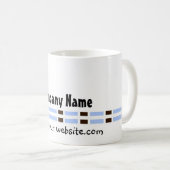 ブルーリンクオフィスデザイン コーヒーマグカップ (正面右)