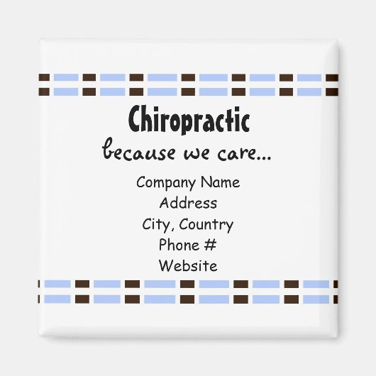 ブルーリンクデザイン マグネット (正面)