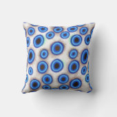 ブルーリングタコアニマルプリント装飾用クッション クッション (裏面)