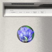 ブルーリンドウソウの花 オーダーメイド マグネット (インサイチュ (食洗機))