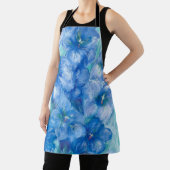 ブルーリンドウ山ワイルドフラワー香りシェフ エプロン (インサイチュ)