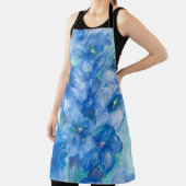 ブルーリンドウ山ワイルドフラワー香り エプロン (インサイチュ)