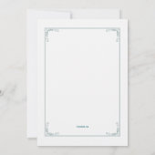 ブルーリース&ベリーズ招待状 招待状 (裏面)