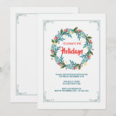 ブルーリース&ベリーズ招待状 招待状 (正面/裏面)