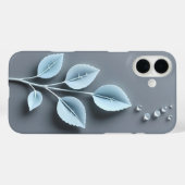 ブルーリーフデューiPhoneケース Case-Mate iPhoneケース (裏面 (横))