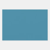 ブルーリーフプリント包装紙シート ラッピングペーパーシート (正面3)