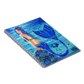 ブルーリーフマーメイドノートバイレニー・ラヴォワ ノートブック (右側)