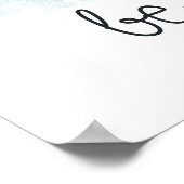 ブルーリーフ ポスター (角)