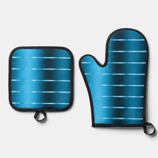 ブルーリ王室のボンボウブライダルシャワー 鍋つかみ&鍋敷きセット (正面)