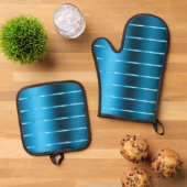 ブルーリ王室のボンボウブライダルシャワー 鍋つかみ&鍋敷きセット (トップダウン)