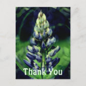 ブルールパン抽象芸術フローラありがとうはがき ポストカード (正面)