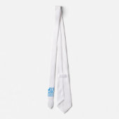 ブルールースターのクロスステッチ ネクタイ (裏面)