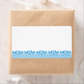 ブルールースターのクロスステッチ ラベル (インサイチュ)