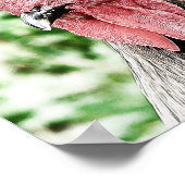 ブルールースターデジタルアート ポスター (角)