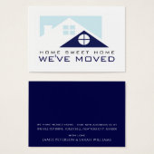 ブルールーフトップ、住所カードの変更 (正面&裏面)