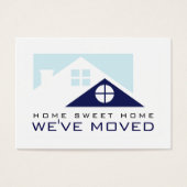 ブルールーフトップ、住所カードの変更 (正面)