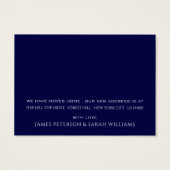 ブルールーフトップ、住所カードの変更 (裏面)