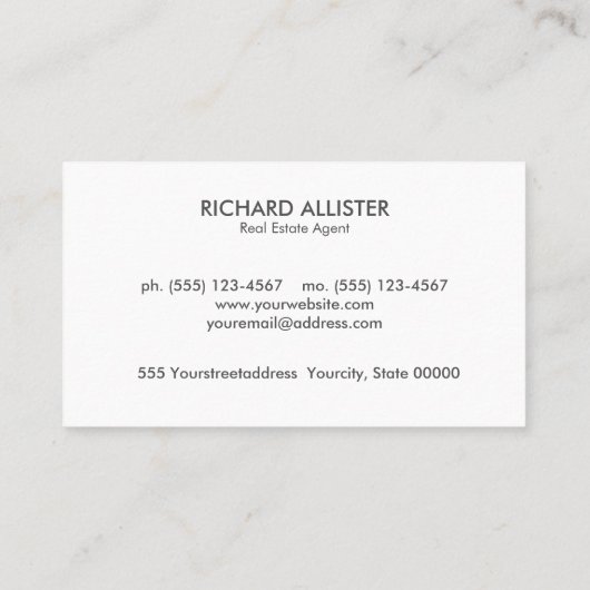 ブルールーフハウスエステ実在ートエージェントプロフェッショナル 名刺 (裏面)