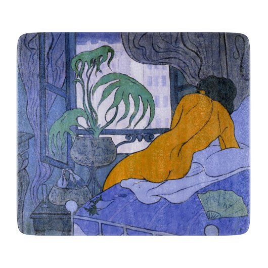 ブルールームの女性(Paul Ranson著) カッティングボード (正面)