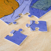 ブルールームの女性（Paul Ranson著） ジグソーパズル (側面)