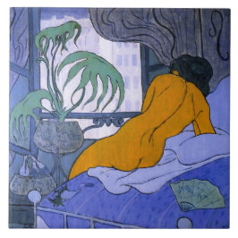 ブルールームの女性（Paul Ranson著） タイル