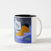 ブルールームの女性（Paul Ranson著） ツートーンマグカップ (正面右)