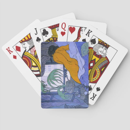 ブルールームの女性（Paul Ranson著） トランプ (裏面)