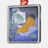 ブルールームの女性（Paul Ranson著） メタルオーナメント (左)