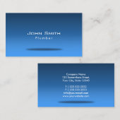 ブルールームスタイリッシュ給排水衛生設備配管名刺 名刺 (正面/裏面)