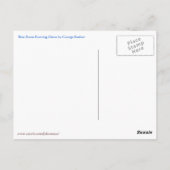 ブルールーム夕べドレスバイジョージバービエ ポストカード (裏面)