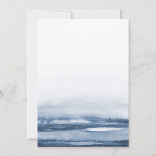 ブルーレイクウォーターステイン |日付カスタムの保存 セーブザデート (裏面)