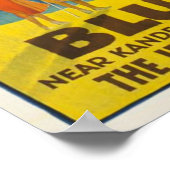 ブルーレイクカンデルステグ,スイスヴィンテージ ポスター (角)