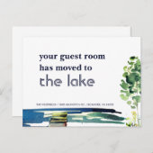 ブルーレイクユアゲストルームが新しいホームを移動 案内ポストカード (正面/裏面)
